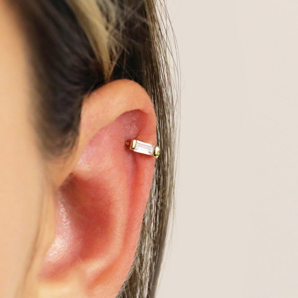 Pendientes de diamantes - Pendientes baguette