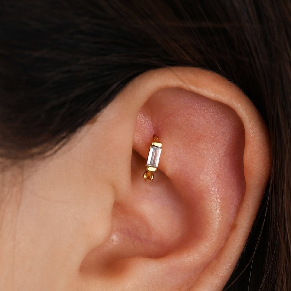 Pendientes de diamantes - Pendientes baguette
