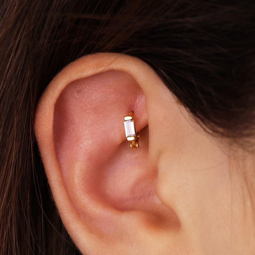 Pendientes de diamantes - Pendientes baguette