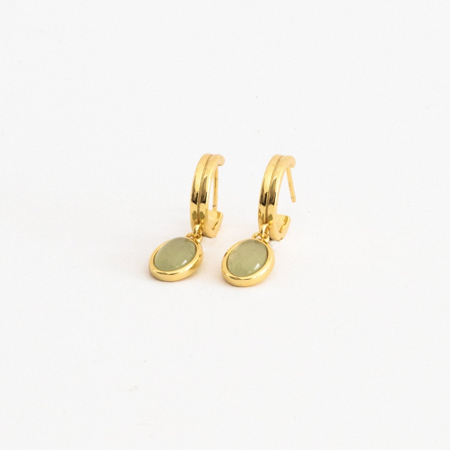 Jade – Criollas Pendientes en Piedra Fina