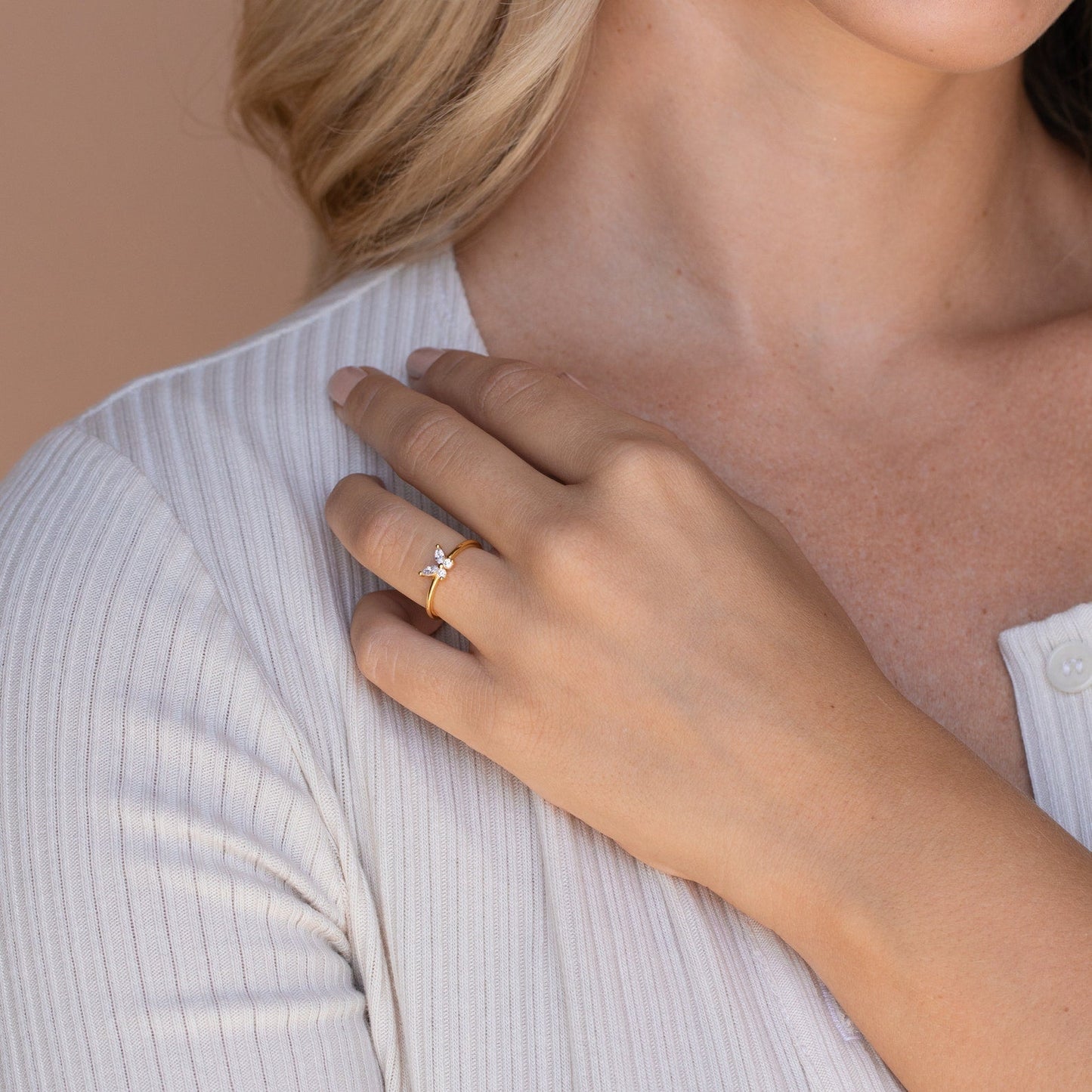 Mariposa – Anillo Diamante Elegante