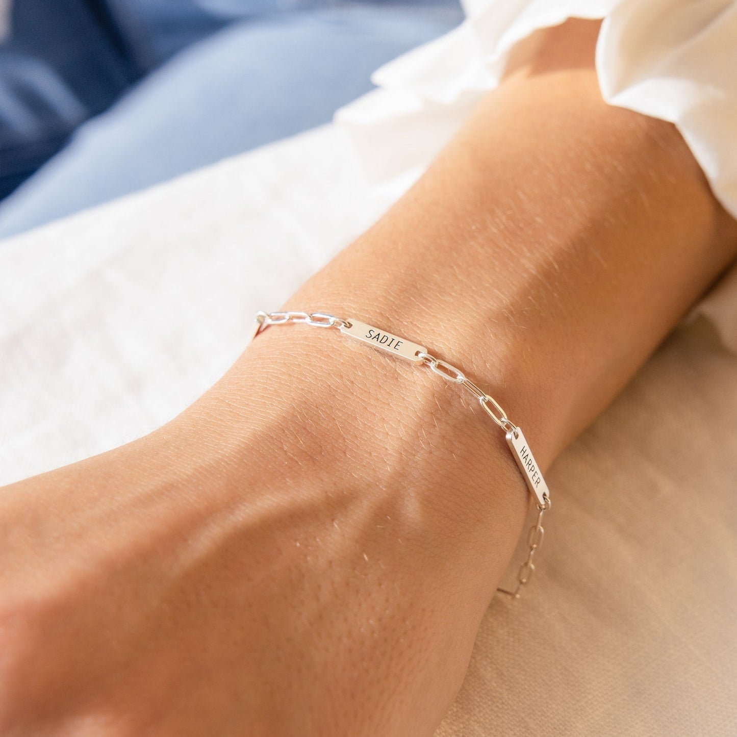 Shay – Pulsera Mini Placa Personalizada