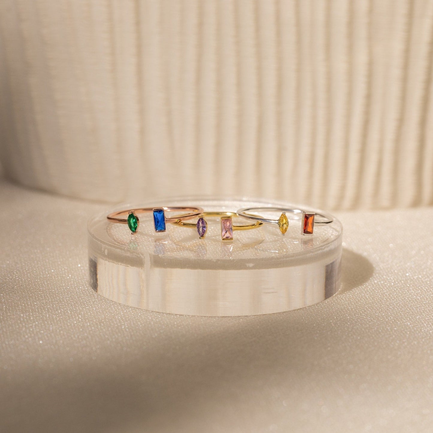 Diana – Anillo Dúo Marquise y Baguette