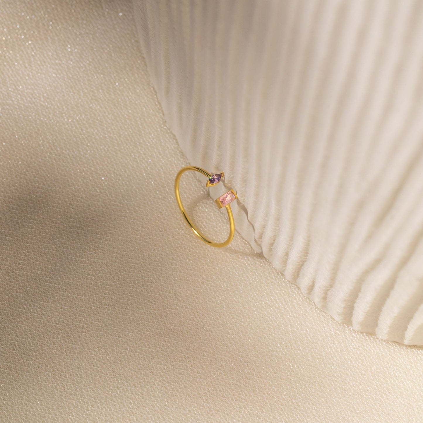 Diana – Anillo Dúo Marquise y Baguette