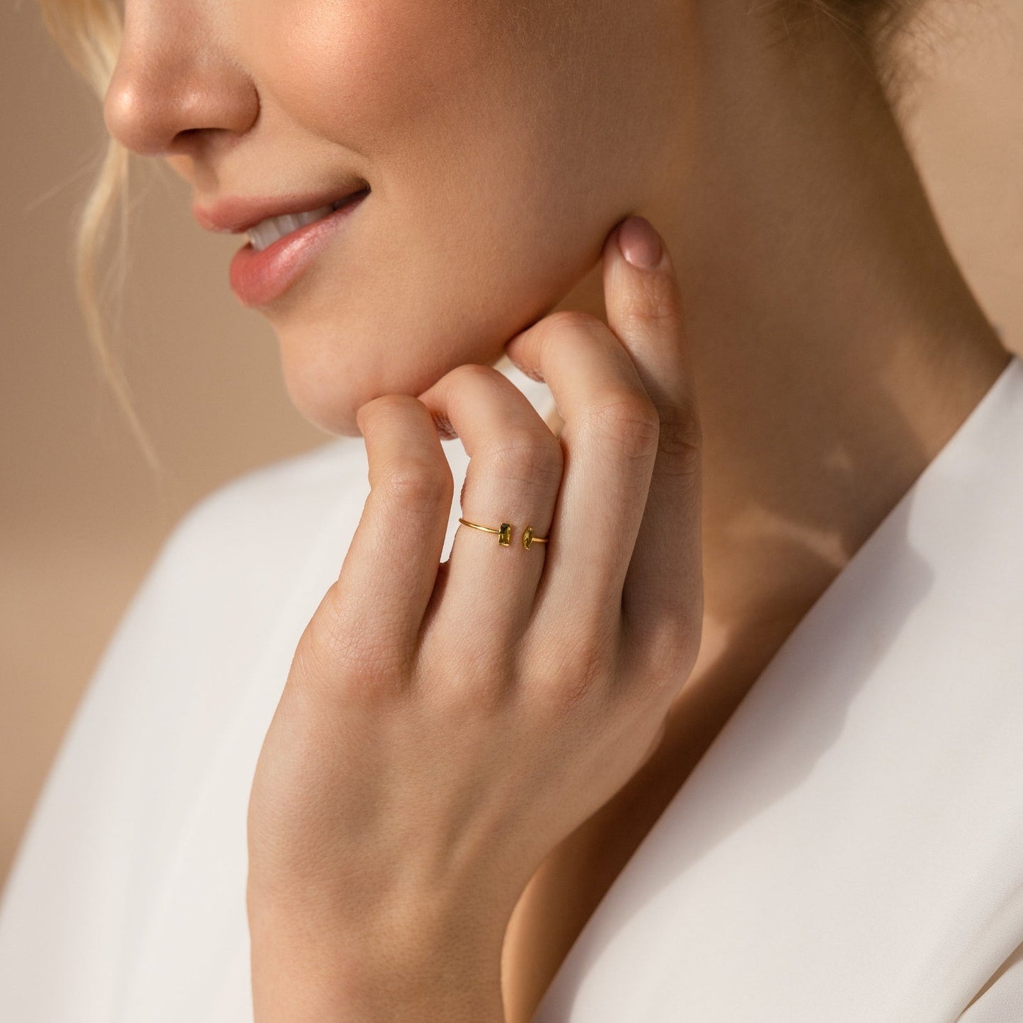 Diana – Anillo Dúo Marquise y Baguette