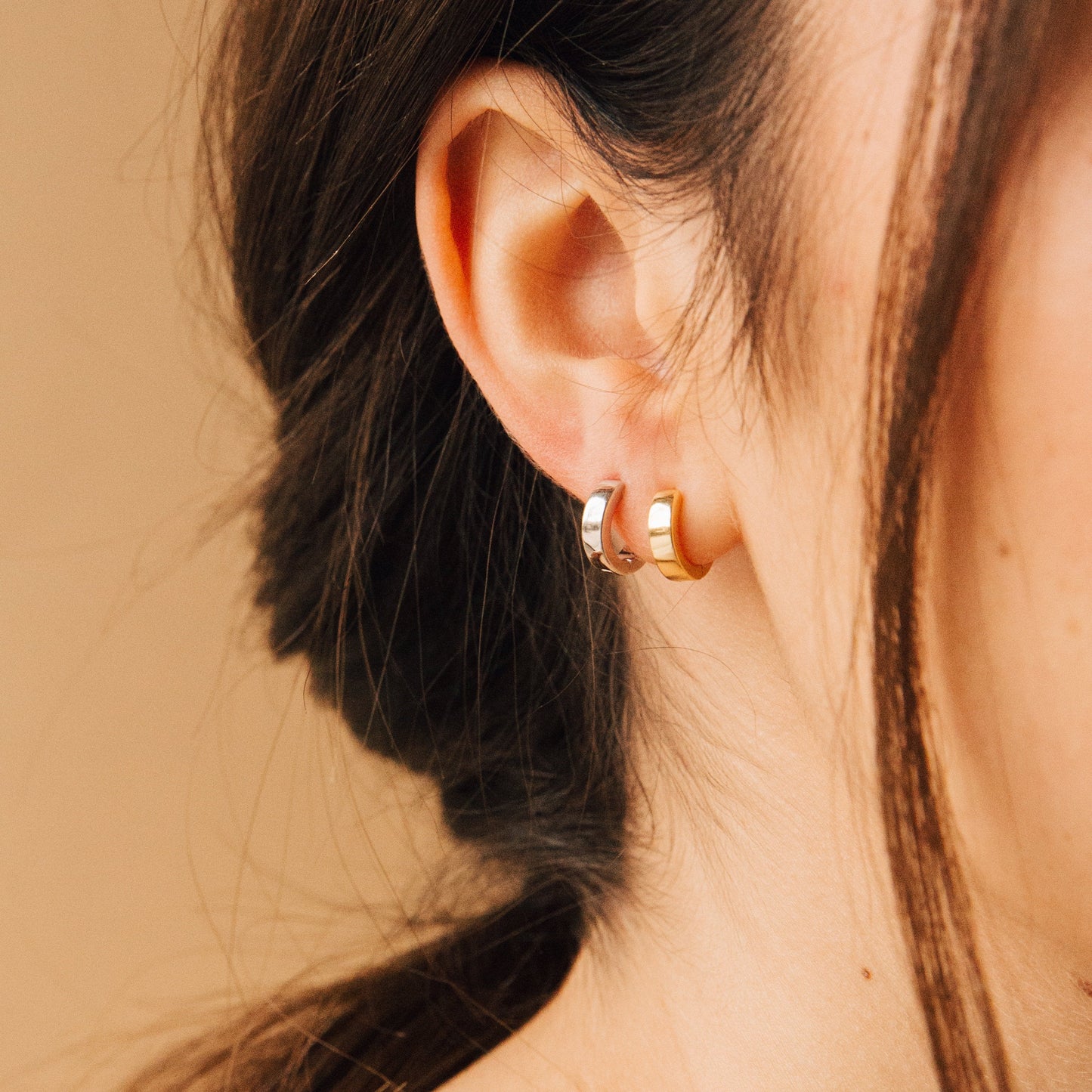 Aros Clásicos - Pequeños Hoops Minimalistas