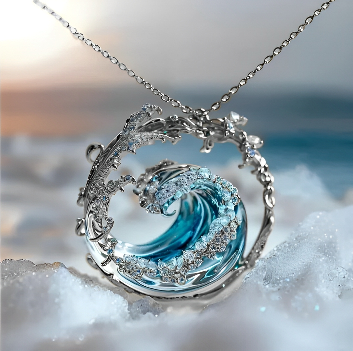 Oceana – Collar Minimalista Dorado al Encanto Marino