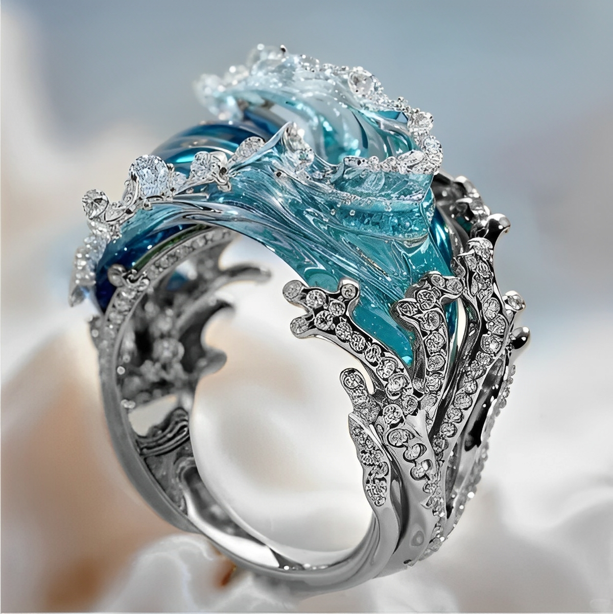 Moana – Anillo Dorado Inspirado del Océano