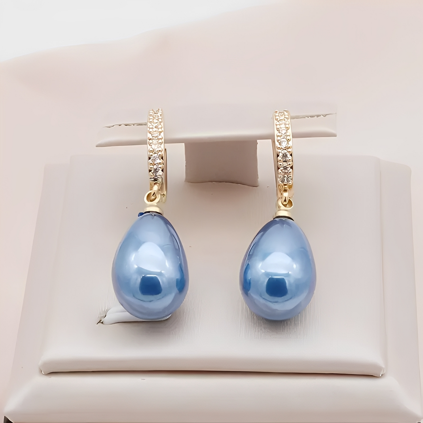Mariz – Pendientes Perla Azul Océano