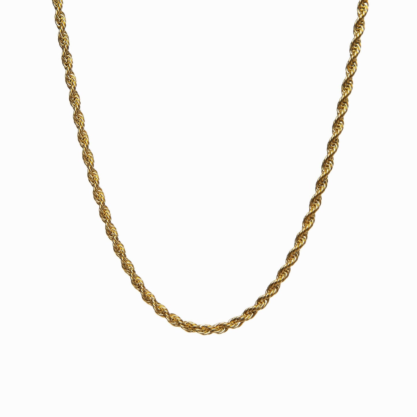 Sofia – Collar Cadena Cuerda Dorada