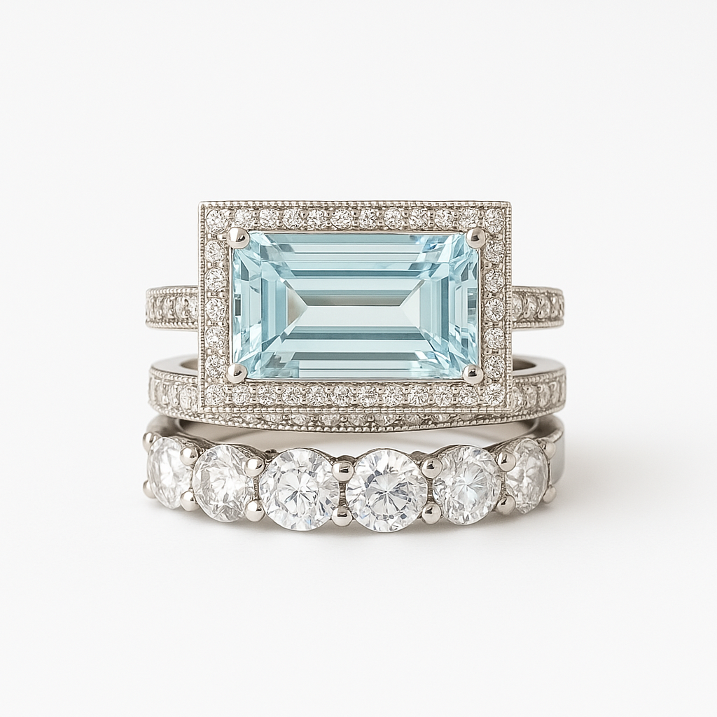 Talea – Boho Turquoise Ring Set