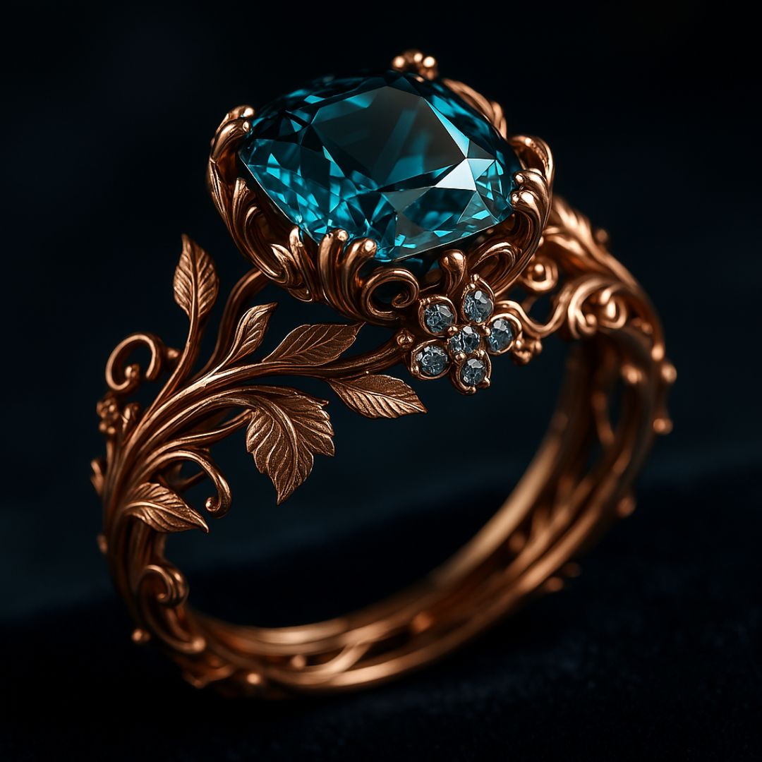 Esmerelle – Anillo Cristal Verde con Encanto Natural