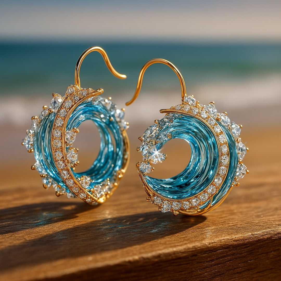 Jera - Pendientes Dorados con Encanto Marino