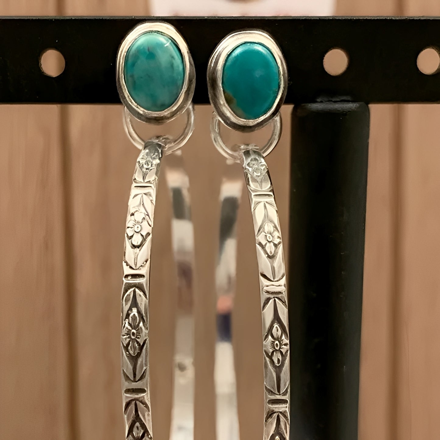 Issa – Pendientes Boho Vintage con Ónix