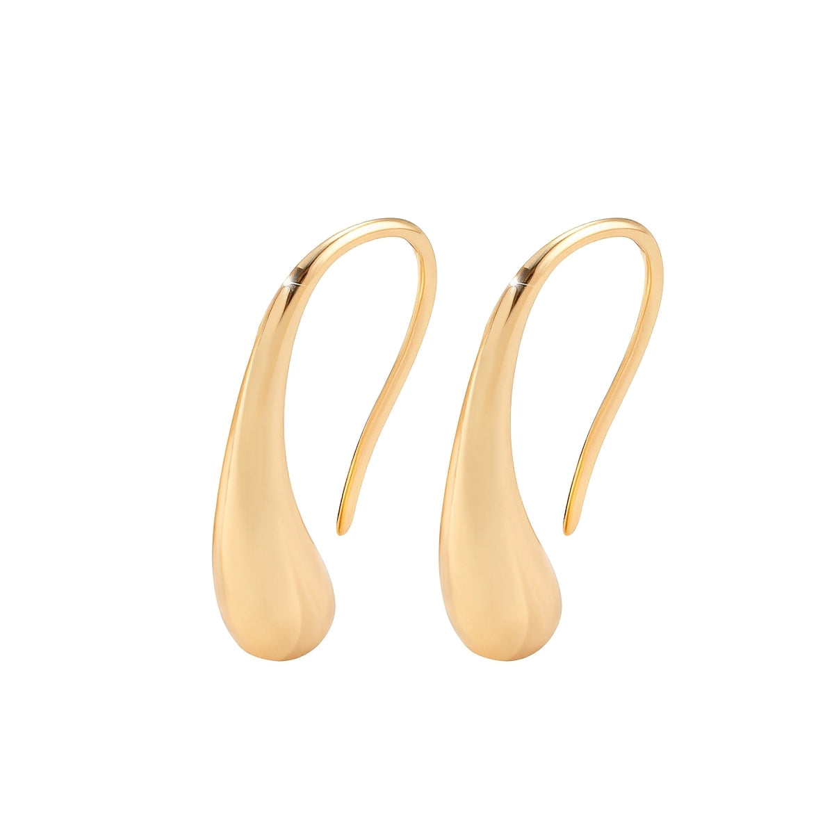 Maelys – Pendientes Gota Vintage Dorados