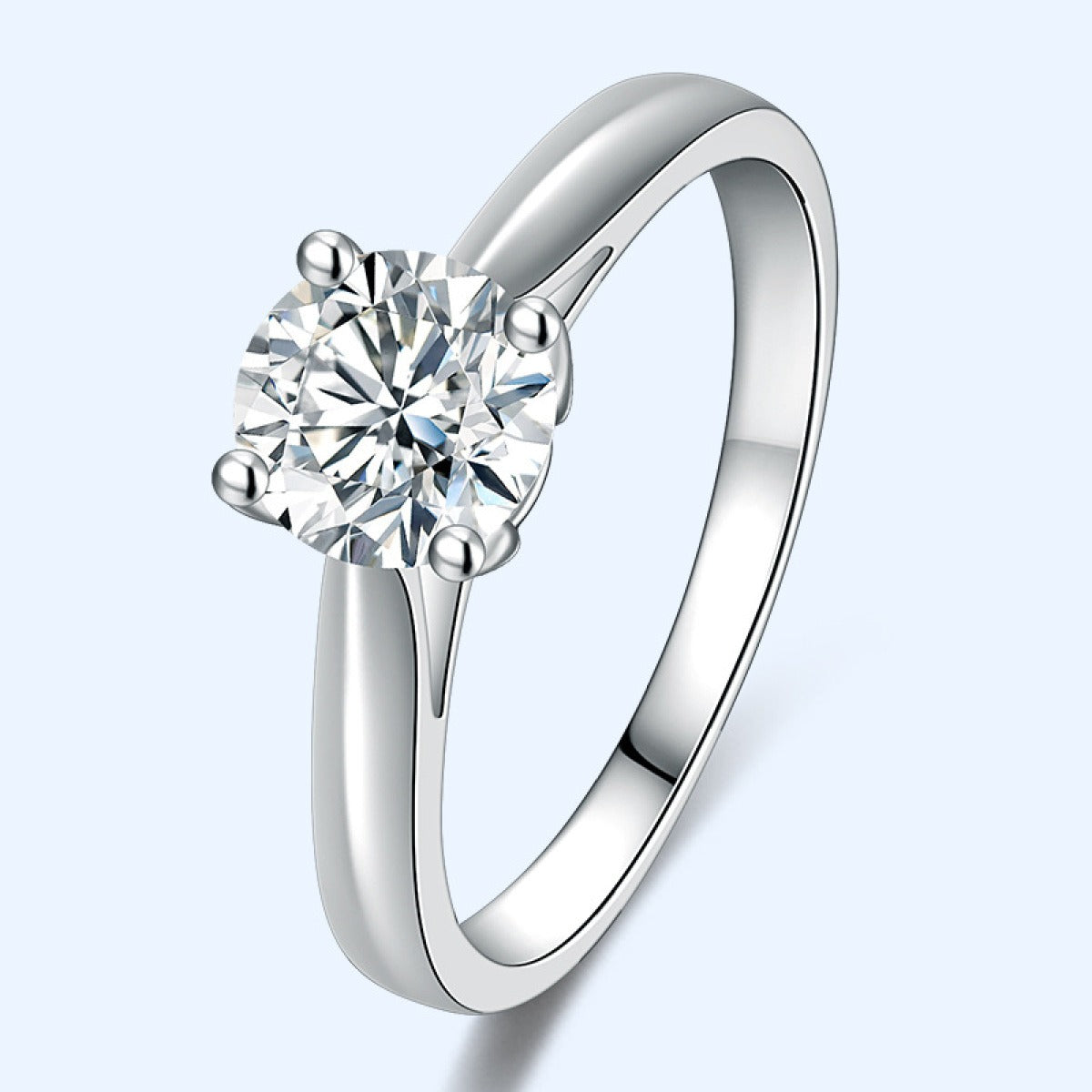 Ashley – Anillo de Boda Elegante con Diamante Simulado