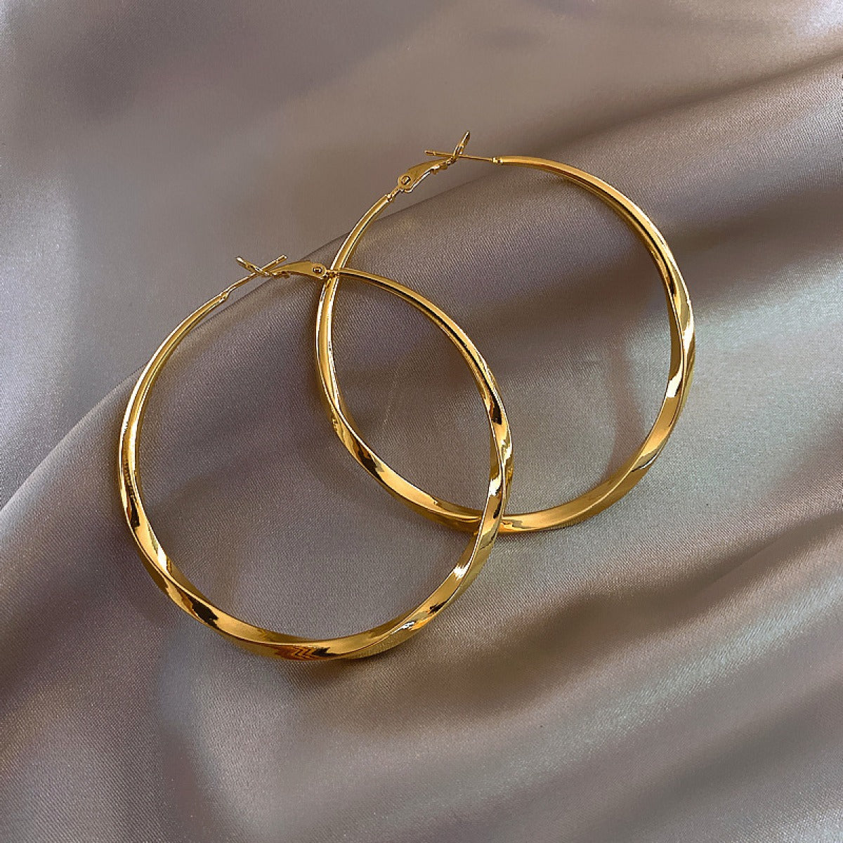 Enola – Criollas Vintage en Oro Rosa
