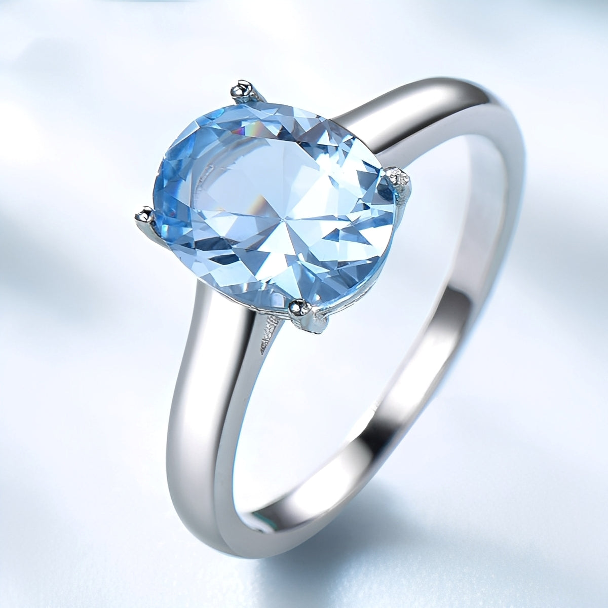 Irene – Anillo en Tanzanita & Plata