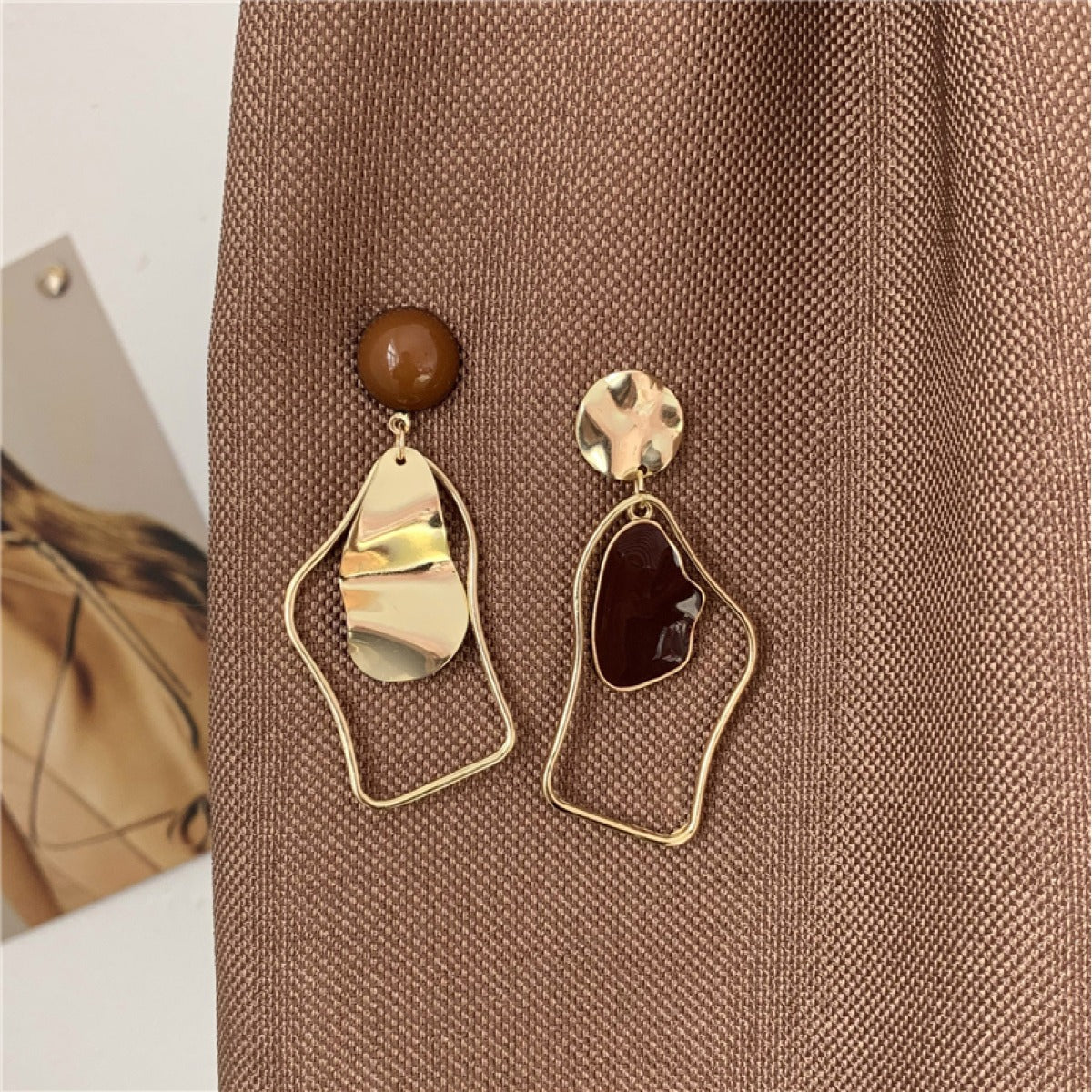 Rhia – Pendientes Colgantes Irregulares