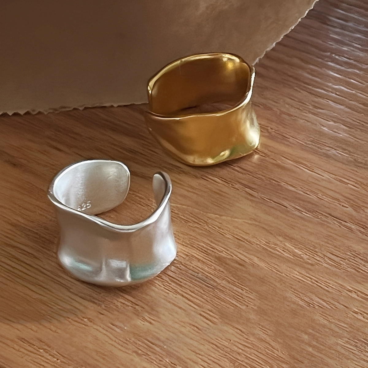 Juliette – Anillo Bohemio en Oro y Plata