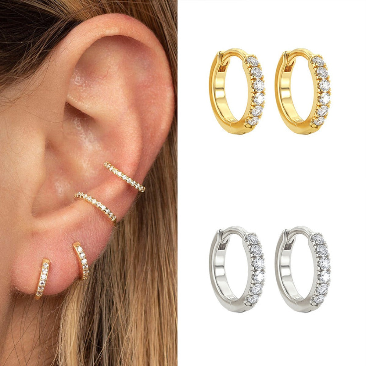 Mila – Pendientes Redondos Micro Elegantes
