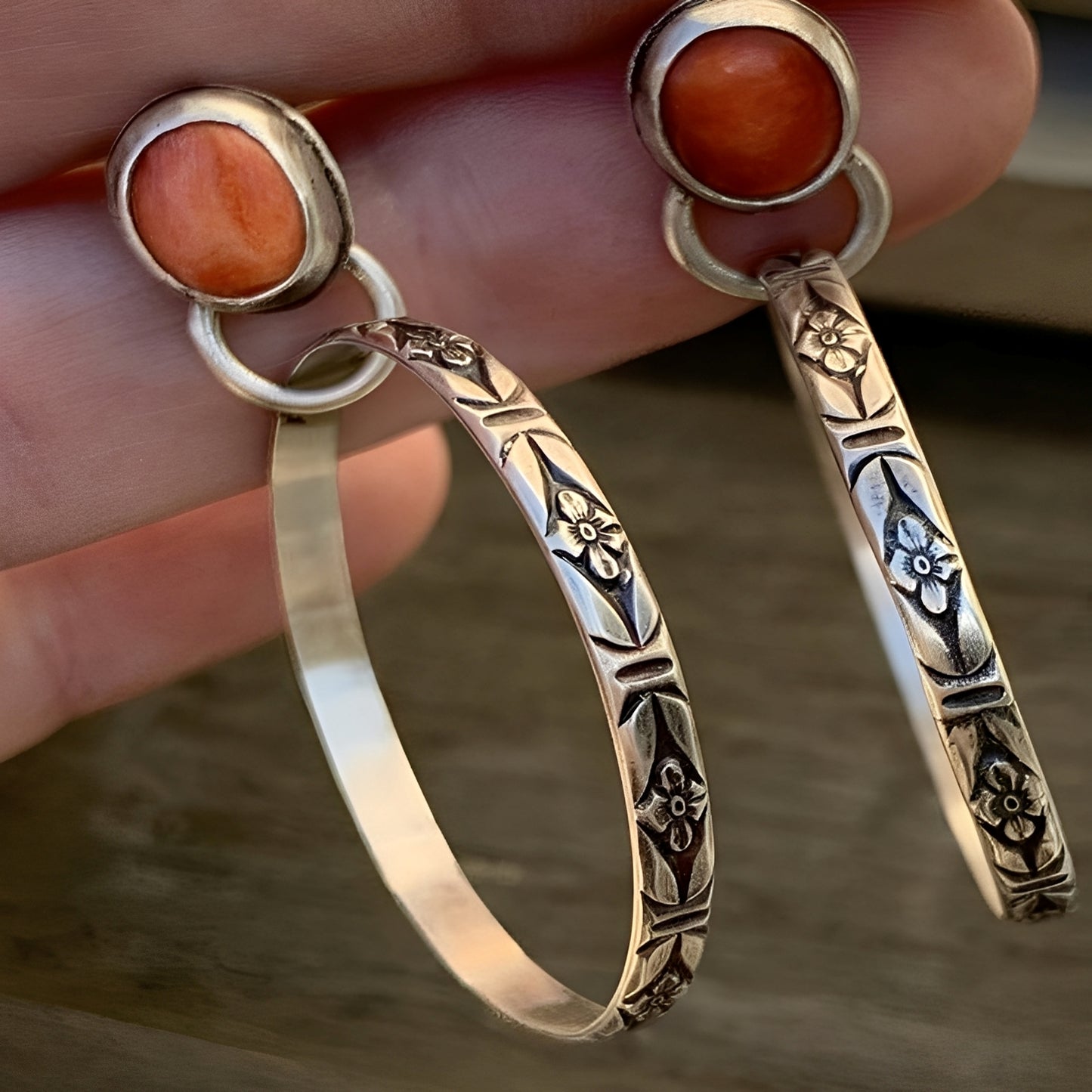 Issa – Pendientes Boho Vintage con Ónix