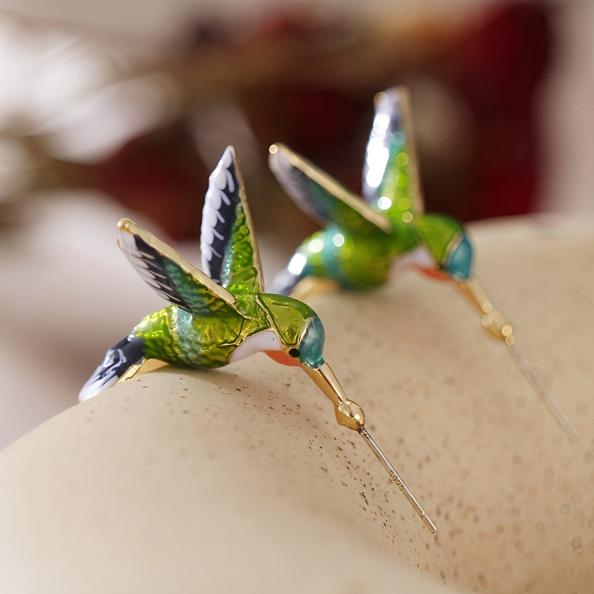 Wendy – Criollas Colibrí Esmaltadas Vintage