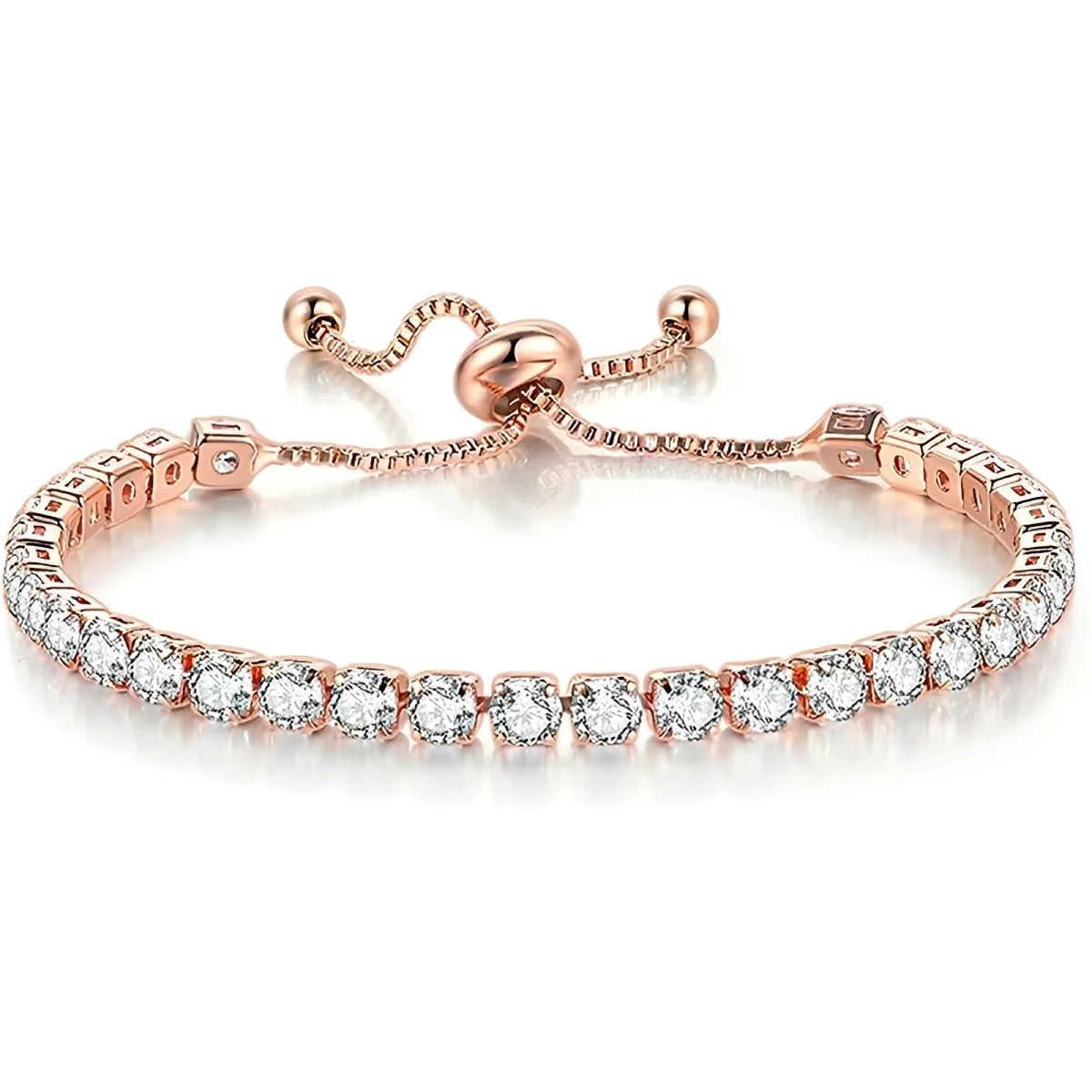 Rosalie – Pulsera Tennis Roségold con Zirconias