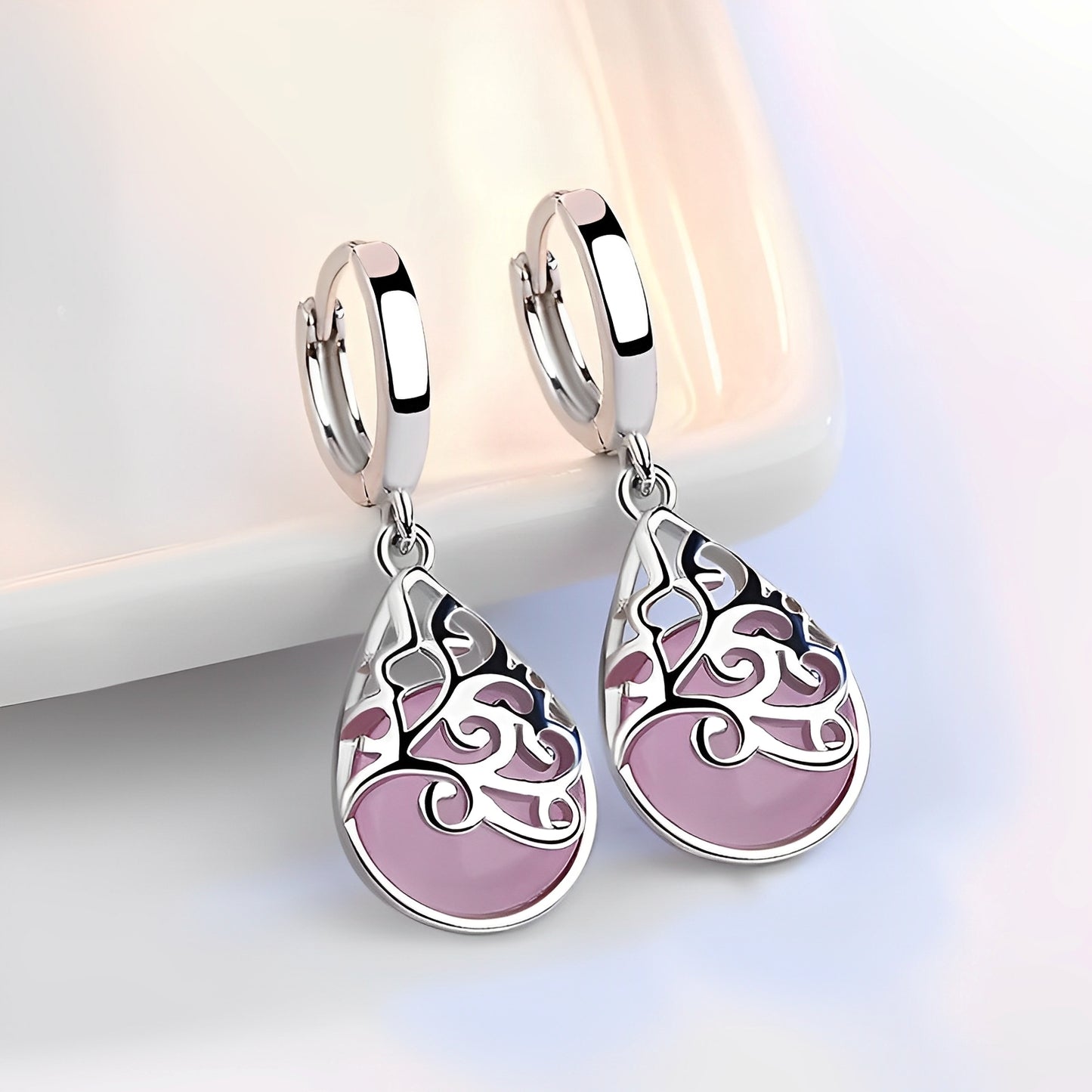 Selene – Pendientes Árbol de la Vida en Plata de Ley 925