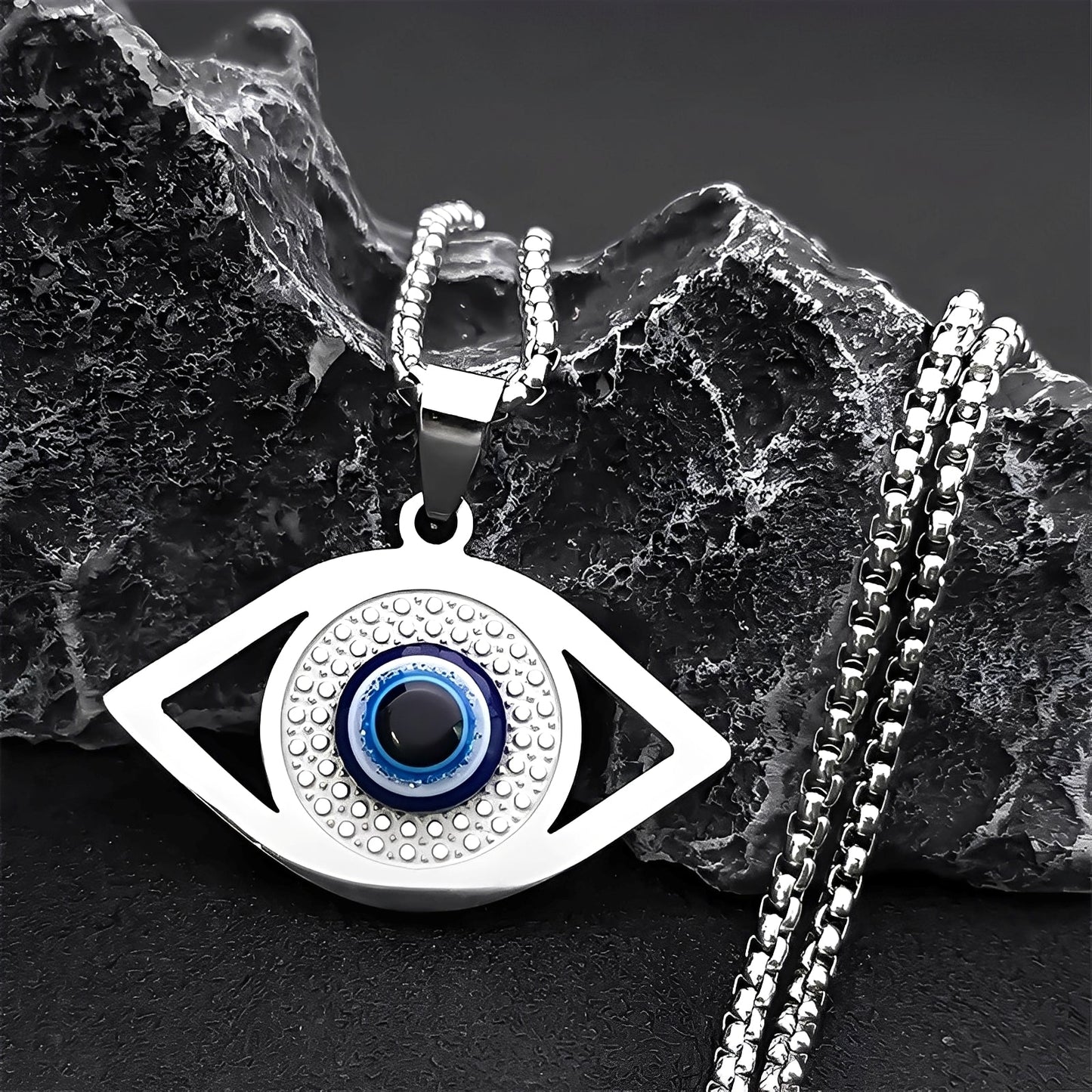 Kyra – Collar Protector Ojo Azul