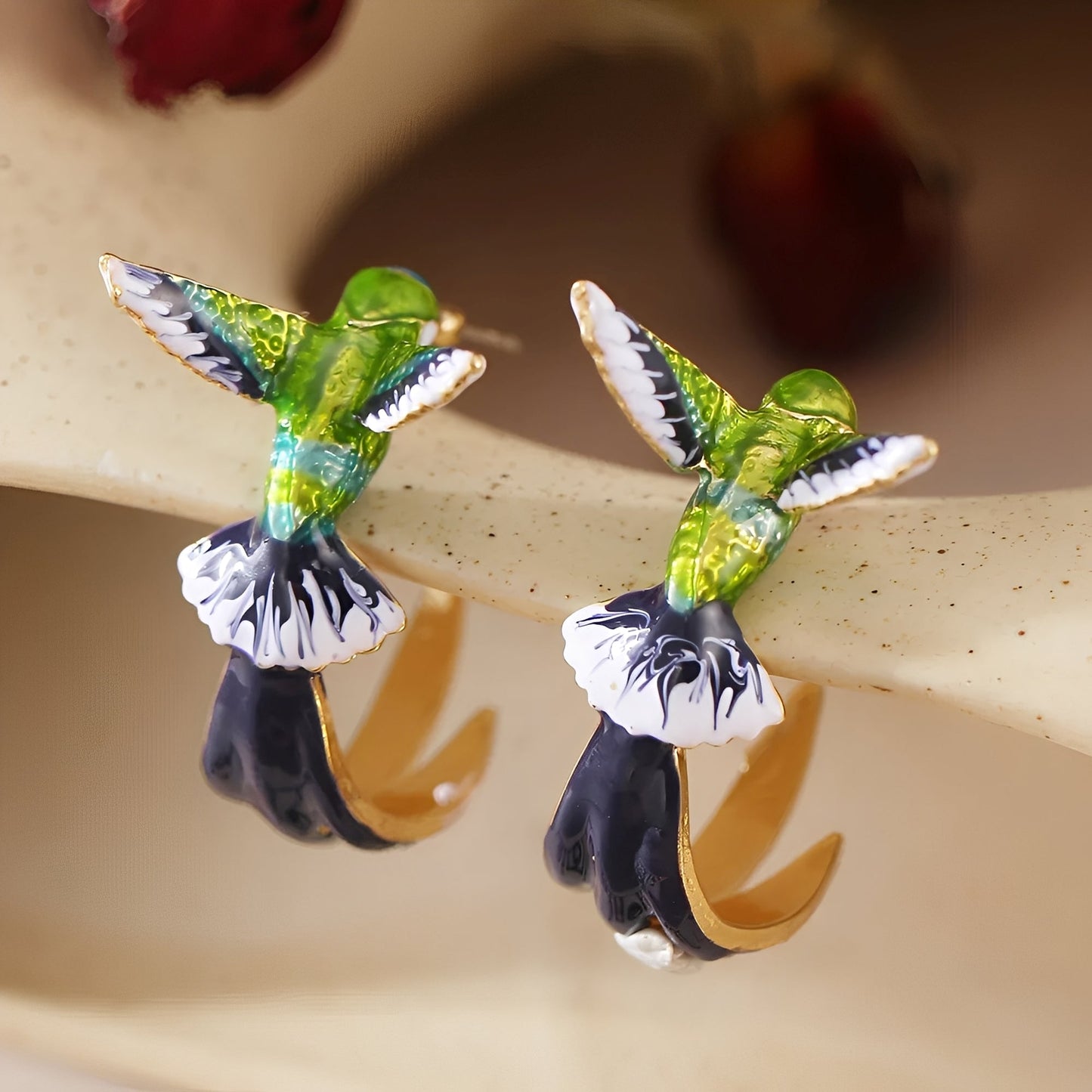 Wendy – Criollas Colibrí Esmaltadas Vintage