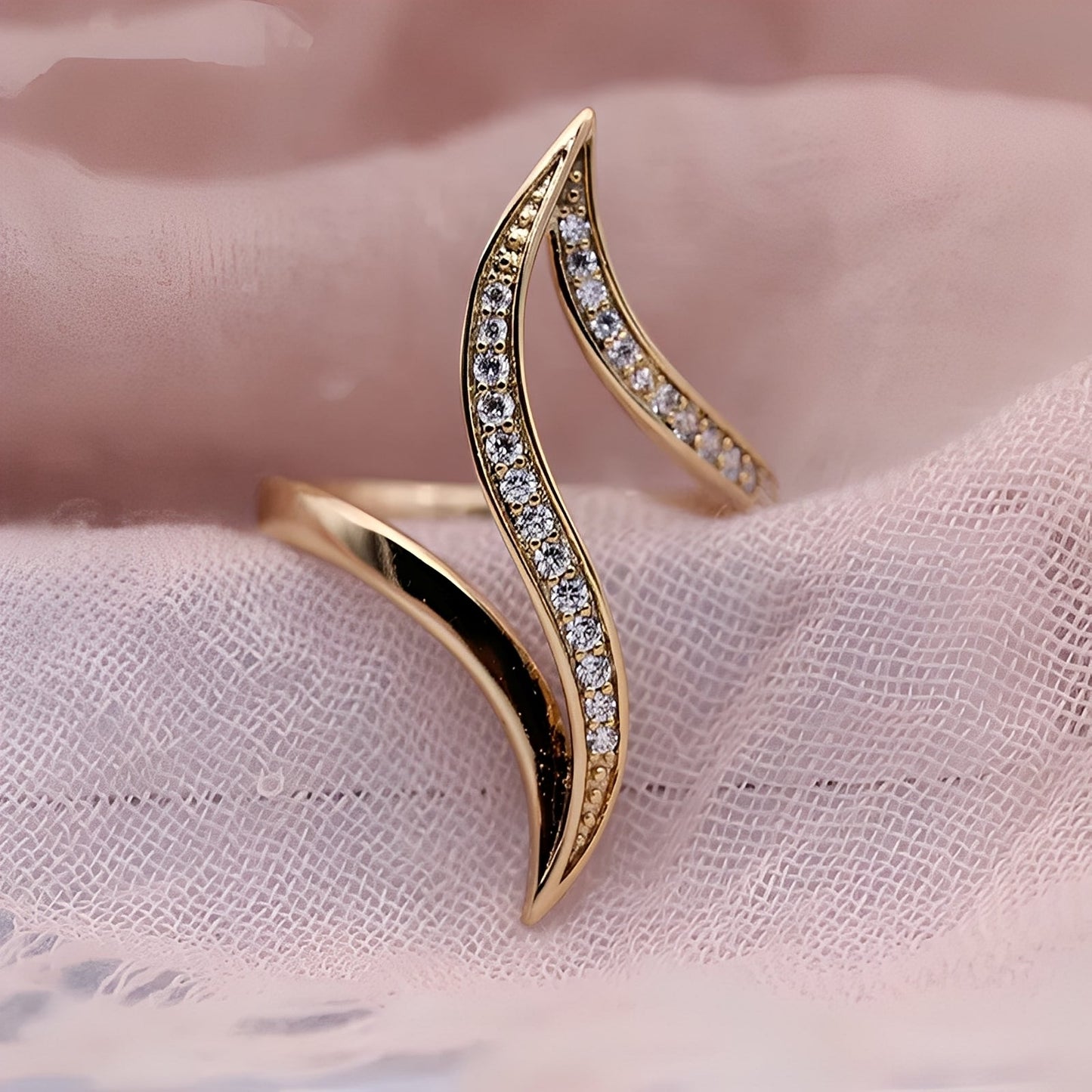 Brianna – Bague de Oro con Diamantes
