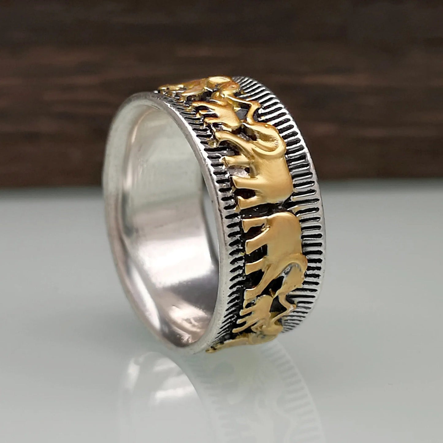 Eli – Bague Elefante Dorado Vintage