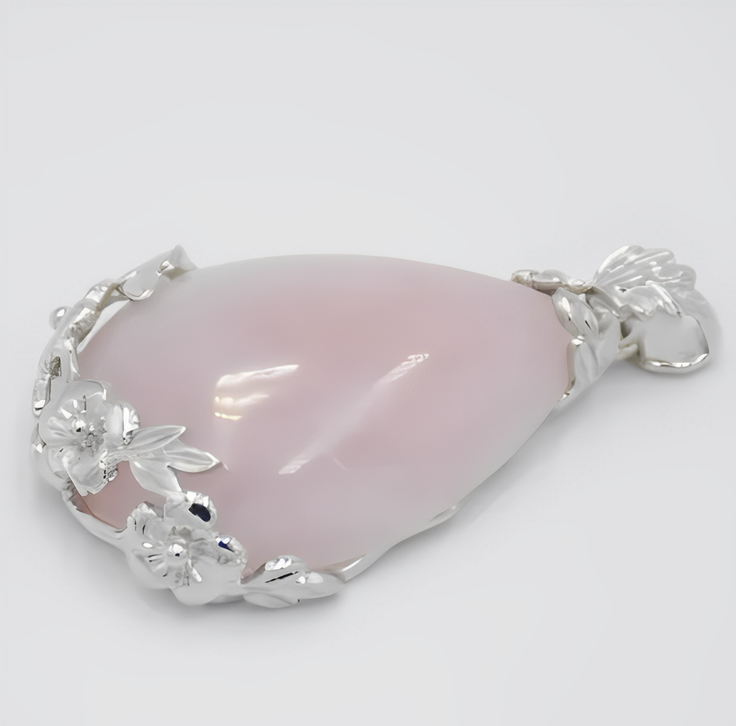 Lysiane – Pendiente Flor Gota Cristal