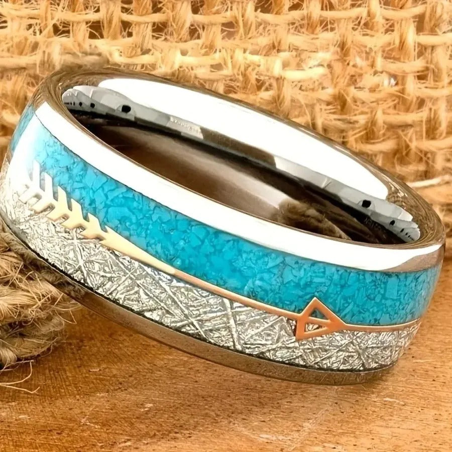 Kamille – Anillo Vintage Esmalte Elegante en Plata