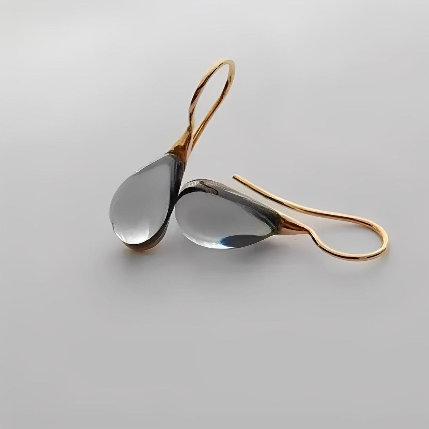 Marion – Pendientes Vidrio Oliva Retro