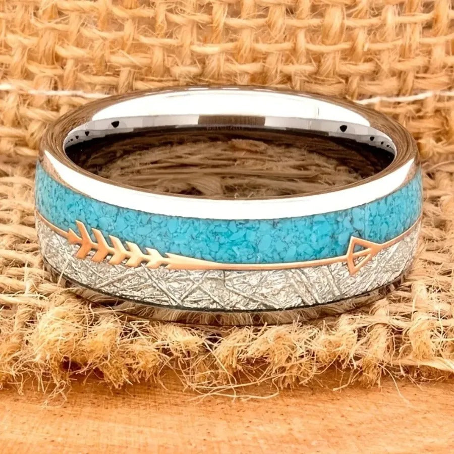 Kamille – Anillo Vintage Esmalte Elegante en Plata