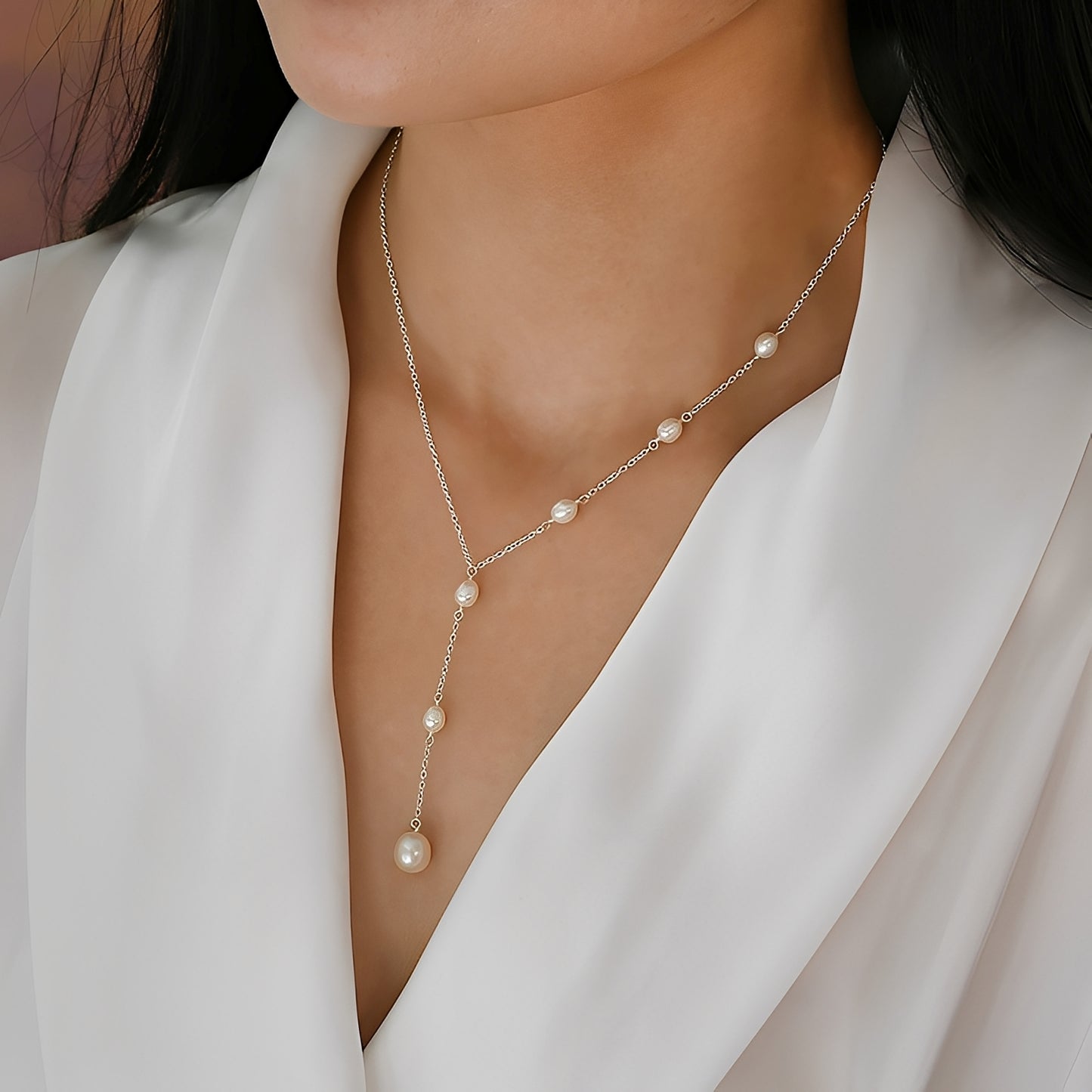 Isabella – Collar Vintage con Colgante de Perla