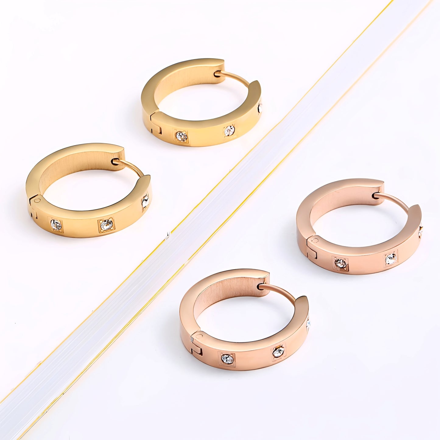 Alina – Pendientes de Zirconia Micro Engastada Elegantes
