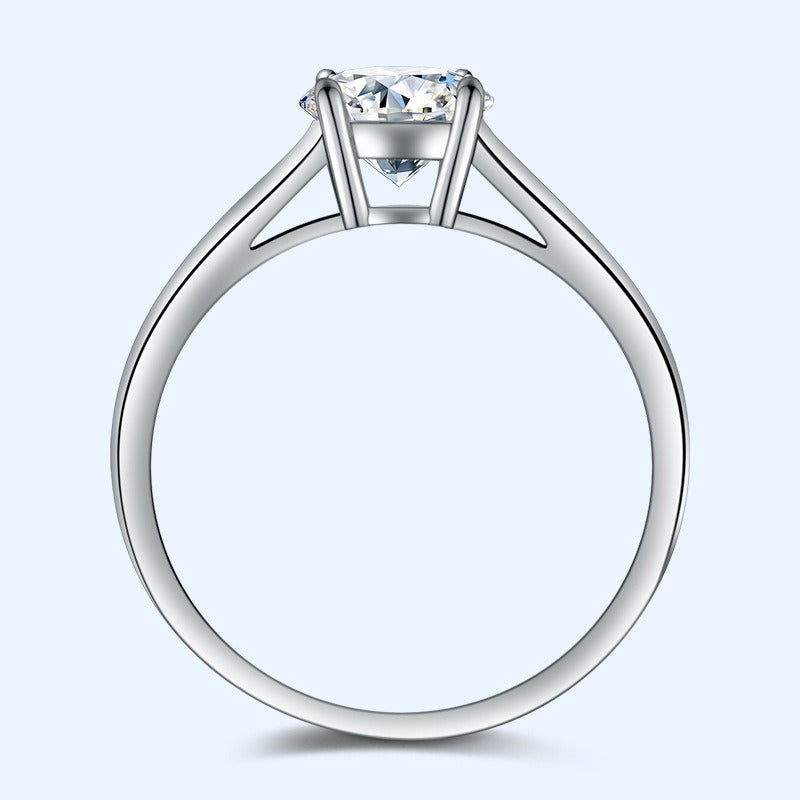 Ashley – Anillo de Boda Elegante con Diamante Simulado