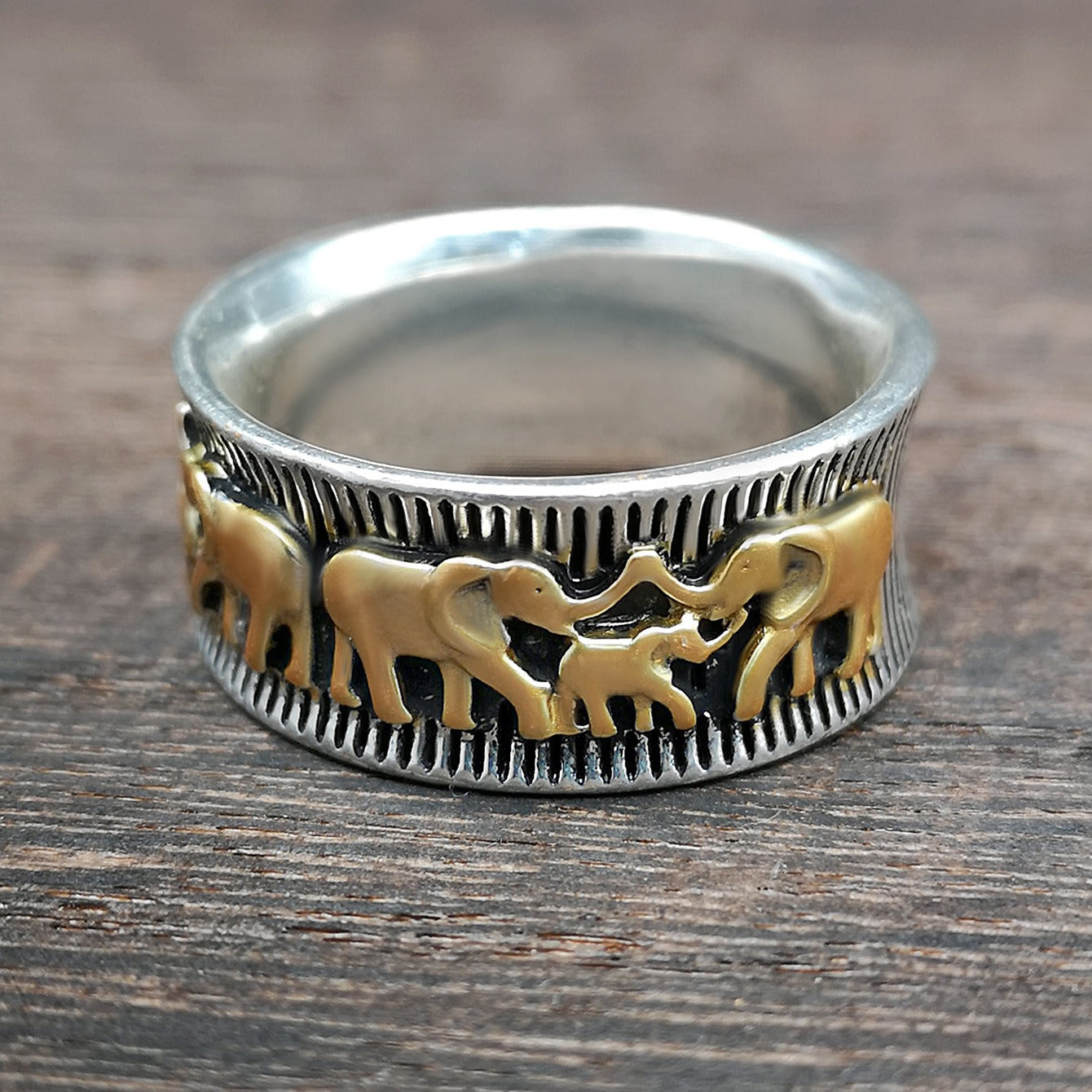 Eli – Bague Elefante Dorado Vintage