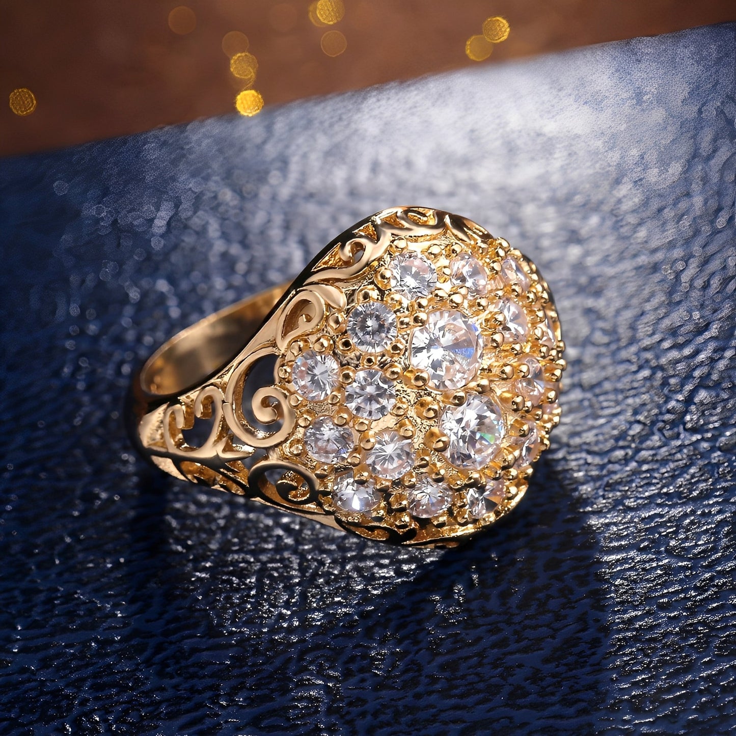Zendy – Bague de Oro y Diamante Vintage
