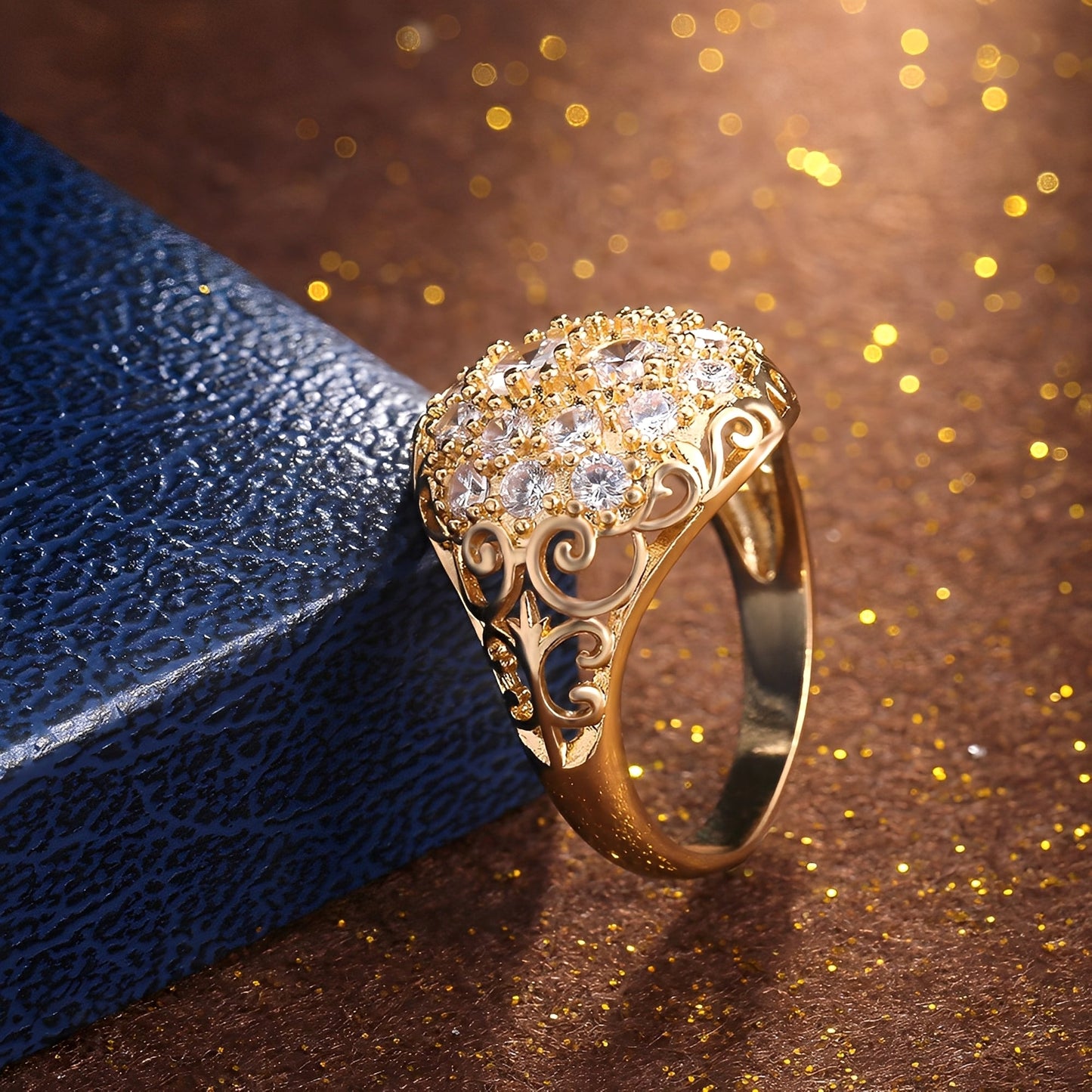 Zendy – Bague de Oro y Diamante Vintage