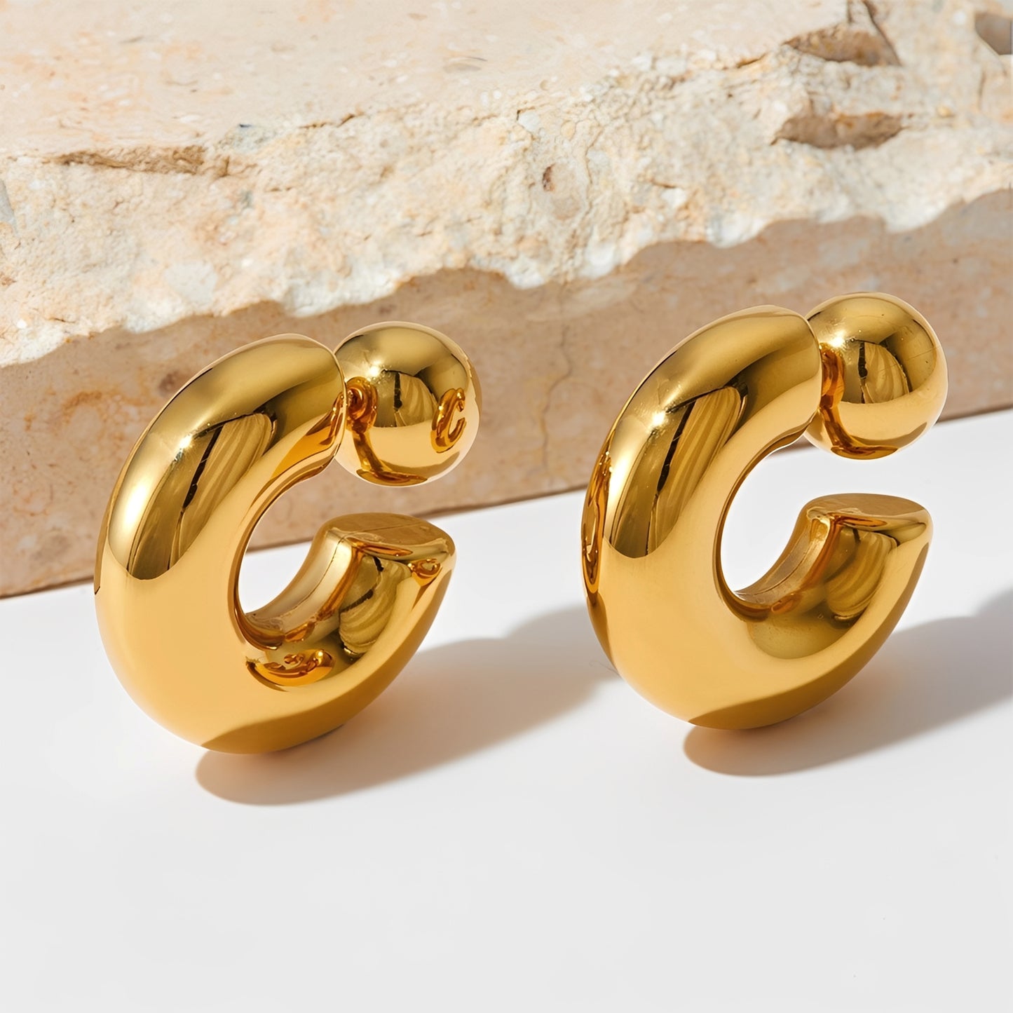 Willow – Pendientes Tubo Hueco Chunky