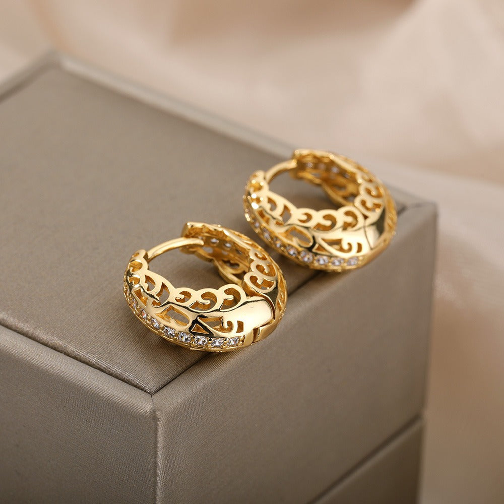 Yumi – Aros Mandala en Oro Minimalistas