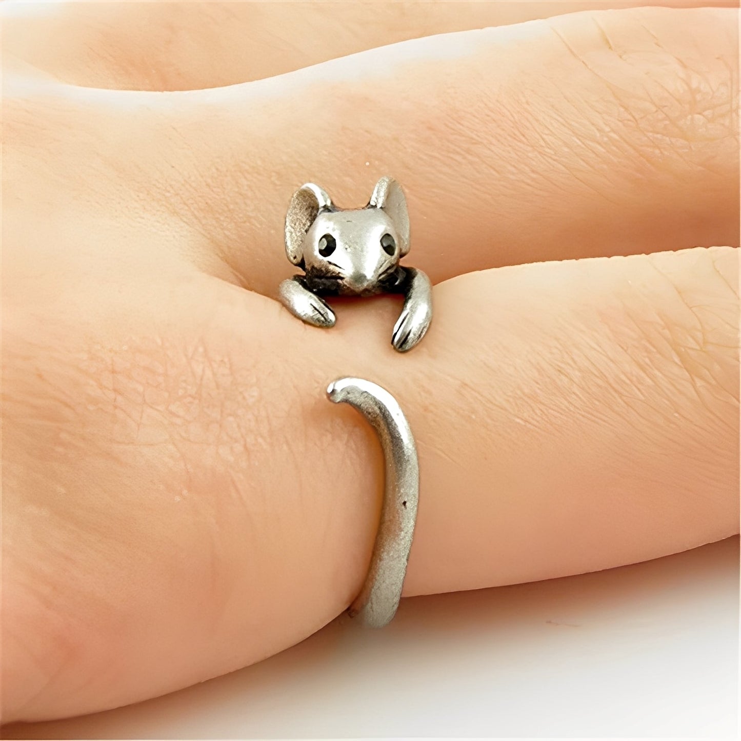 Giselle – Anillo Plata Vintage Ratón