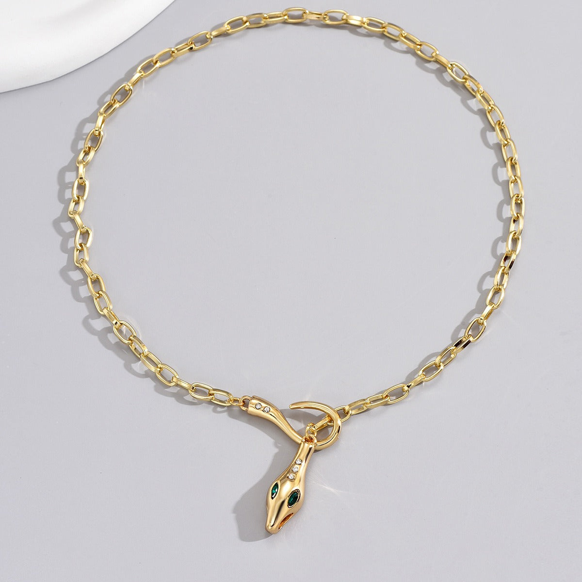 Calista – Collar Serpiente Brillante