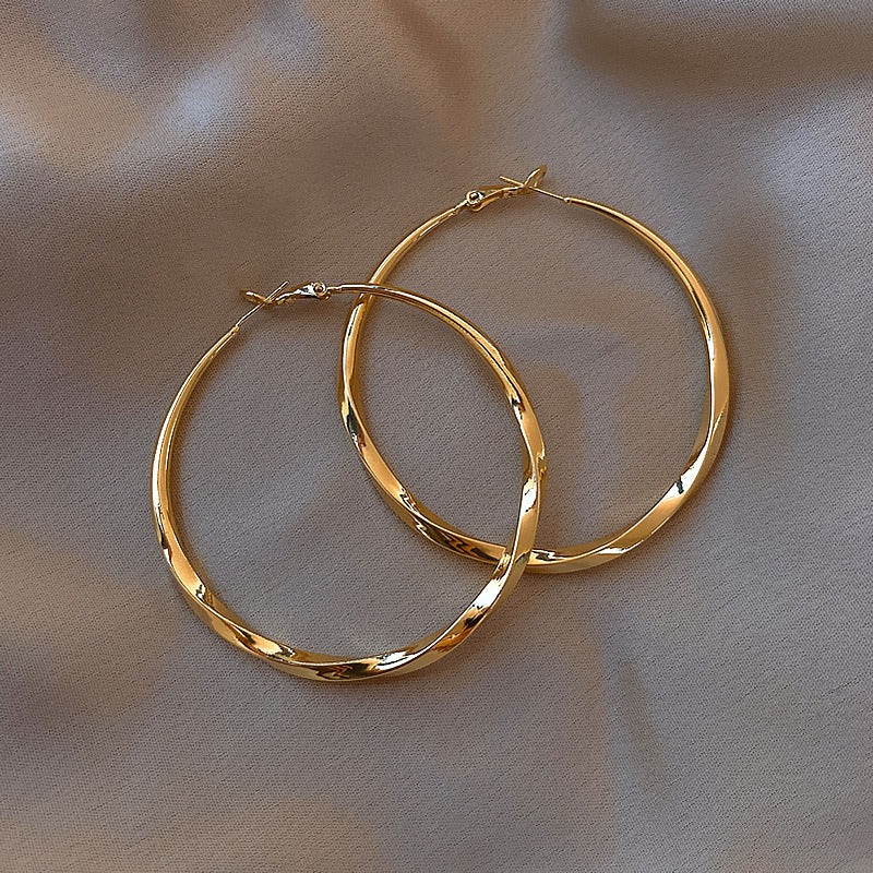 Enola – Criollas Vintage en Oro Rosa