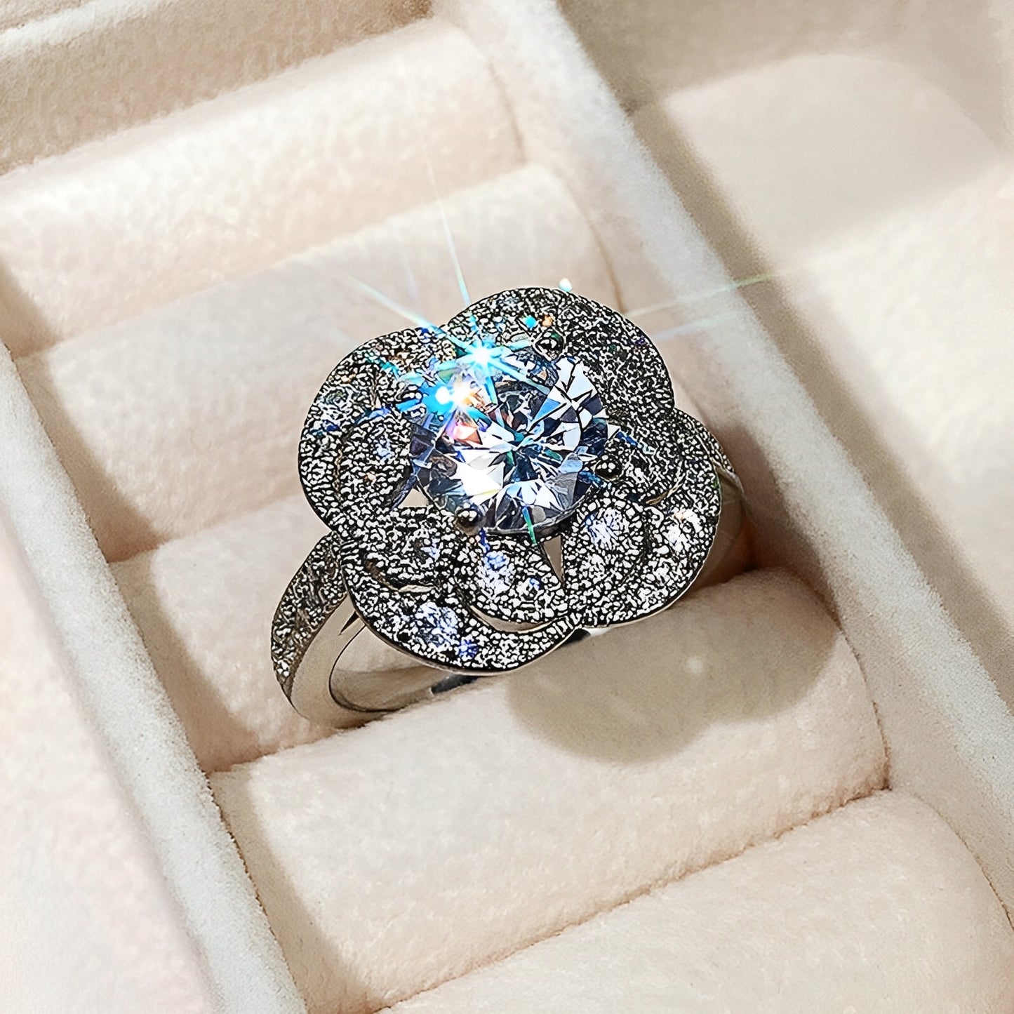 Elva – Anillo Vintage de Plata Brillante