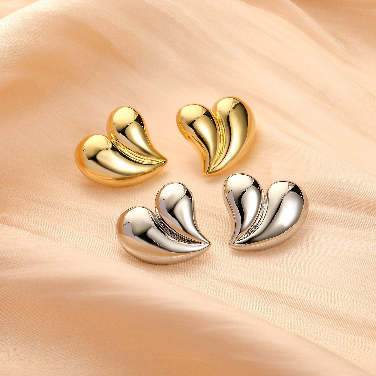 Selena – Pendientes Glossy Elegancia Moderna